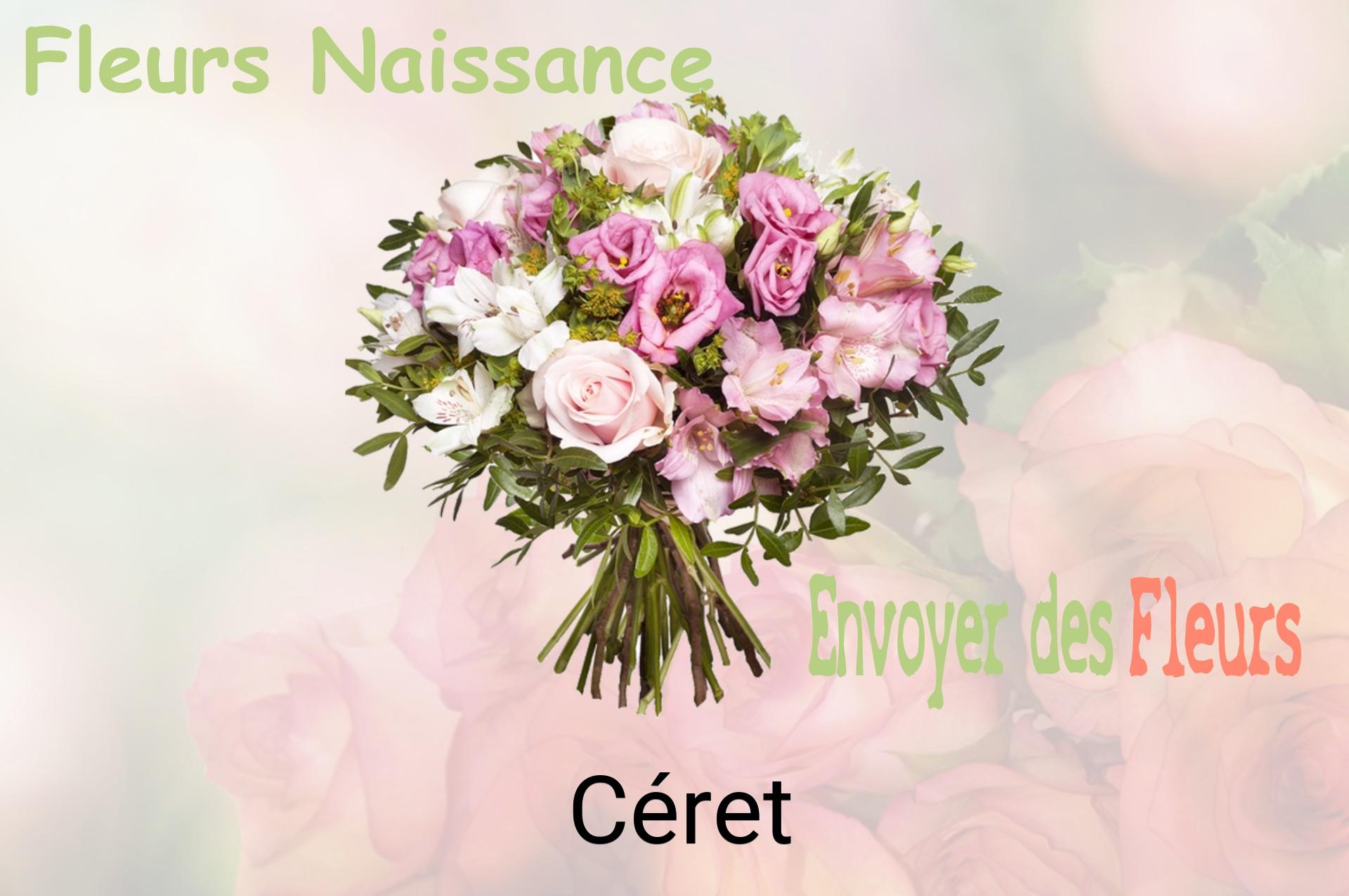 Bouquet de fleurs de naissance livré à Céret